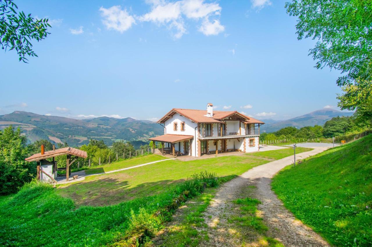 Behin Batean, Espectacular Casa Rural En Pleno Corazon Del Valle Baztan Ziga المظهر الخارجي الصورة